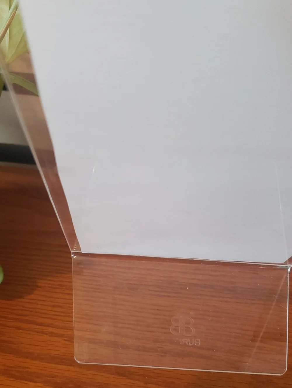 Set Of 5: Clear Acrylic Photo Frames (Displaying 7 Photos)